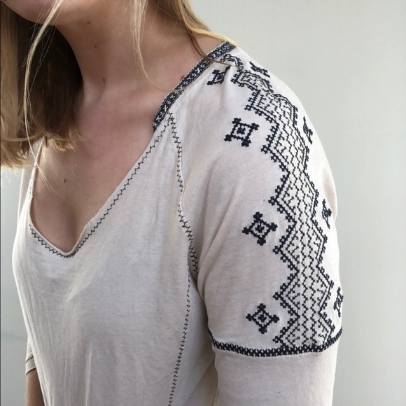 Madewell Embroidered Baseball Tee - Picture 2 of 3
